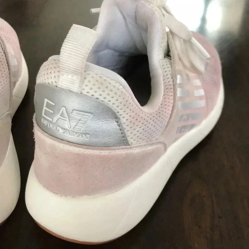 EMPORIO ARMANI Kid’s Customized Sneakers XSX009 XOT18 Size 13.5 Luxury Dyed - Picture 3 of 12